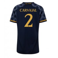 Real Madrid Daniel Carvajal #2 Udebanetrøje Dame 2023-24 Kortærmet